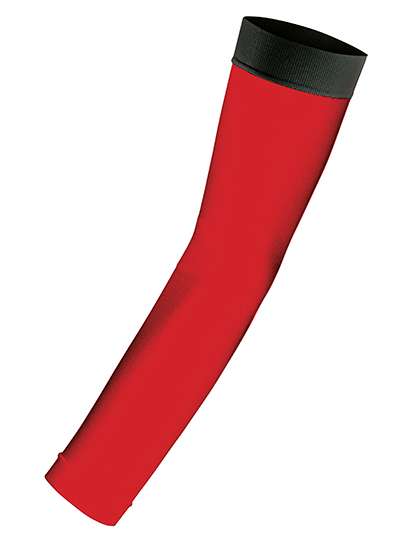 SPIRO Compression Arm Sleeves (2 per pack) Red/Black S (1) (RT291)