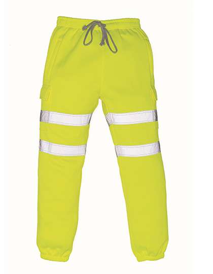 YOKO Hi-Vis Jogging Bottoms Hi-Vis Yellow M (YK016T)