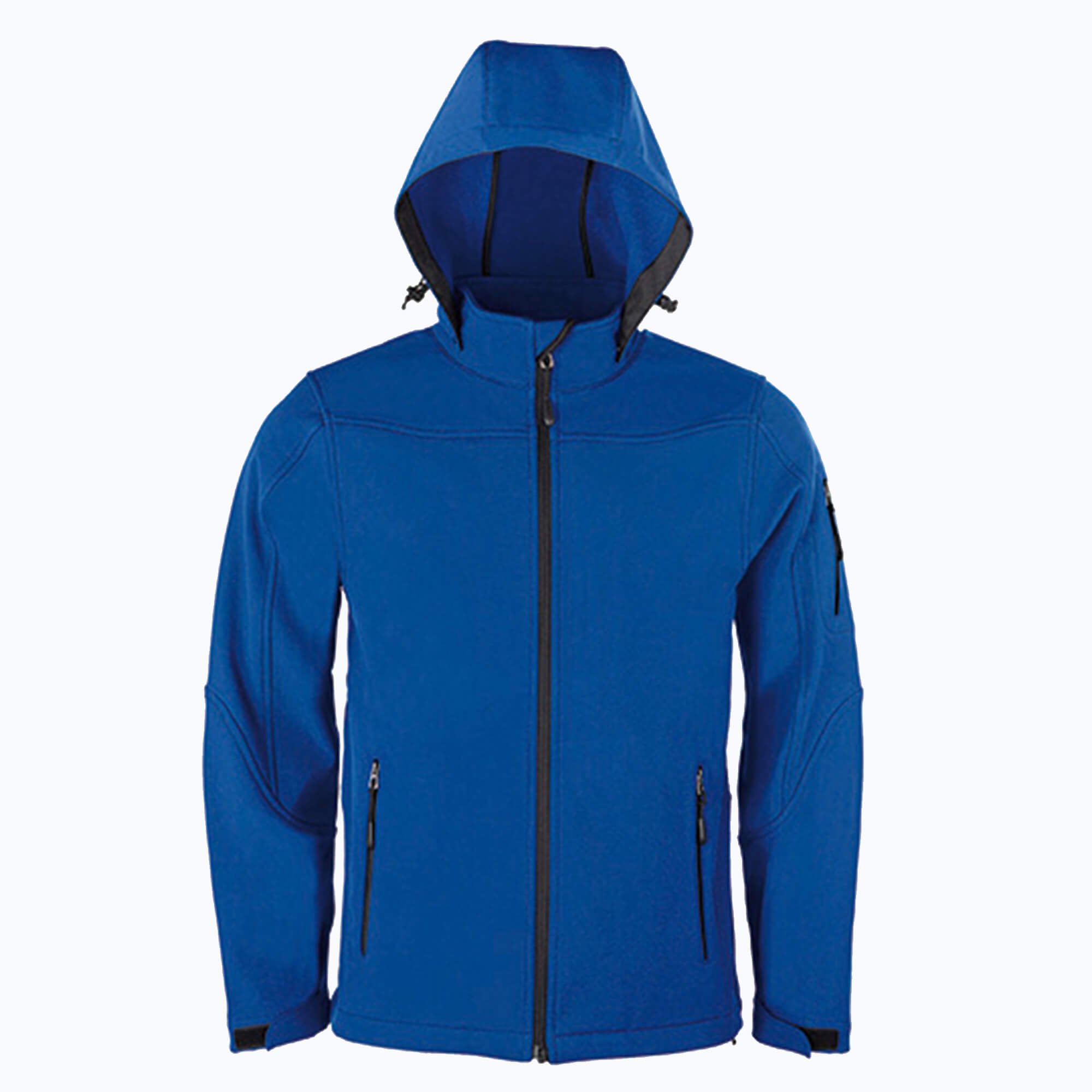 HRM Men´s Hooded Soft-Shell Jacket Royal Blue 5XL (HRM1101)