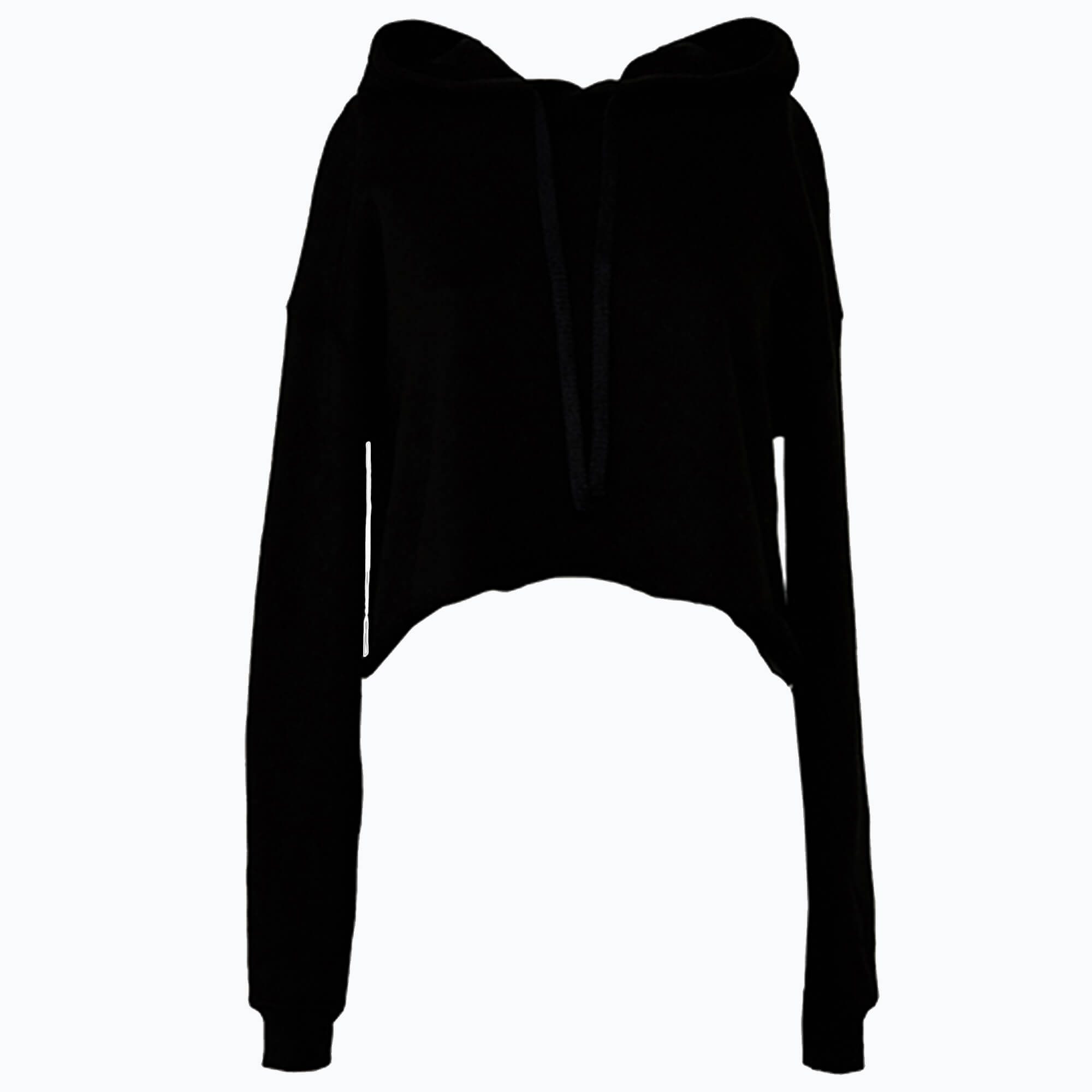 Kurzer Fleece-Hoodie für Damen