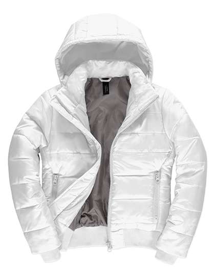 B&C COLLECTION Women´s Jacket Superhood White/Warm Grey XS (BCJW941)