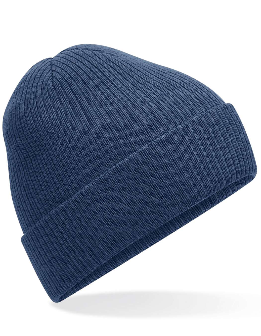 Beechfield Polylana® Ribbed Beanie Steel Blue One Size (CB376R)