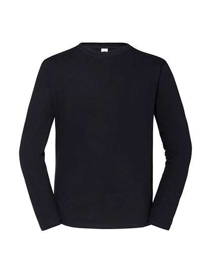 Fruit of the Loom Iconic 195 Long Sleeve T Black XS (F195)