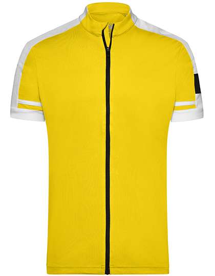 James&Nicholson Men´s Bike-T Full Zip Sun Yellow XL (JN454)