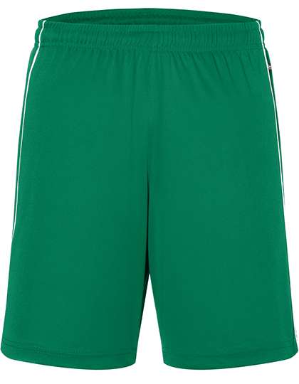 James&Nicholson Basic Team Shorts Green/White XXL (JN387)