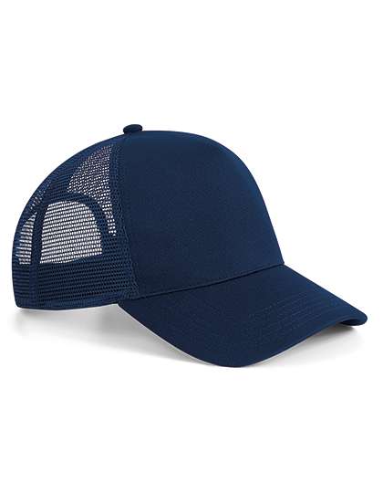 Beechfield Microknit Snapback Trucker French Navy One Size (CB642)