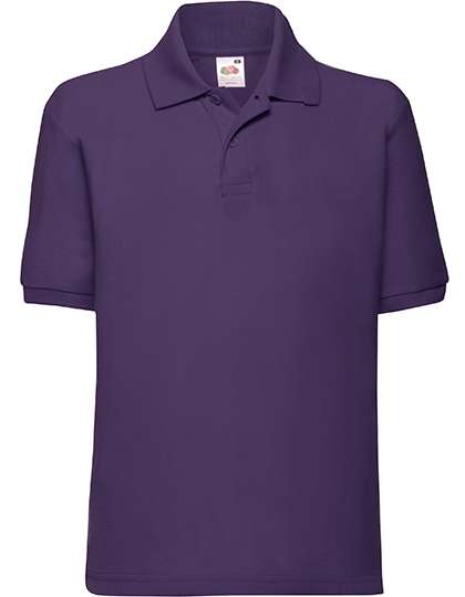 Fruit of the Loom Kids´ 65/35 Polo Purple 116 (F502K)