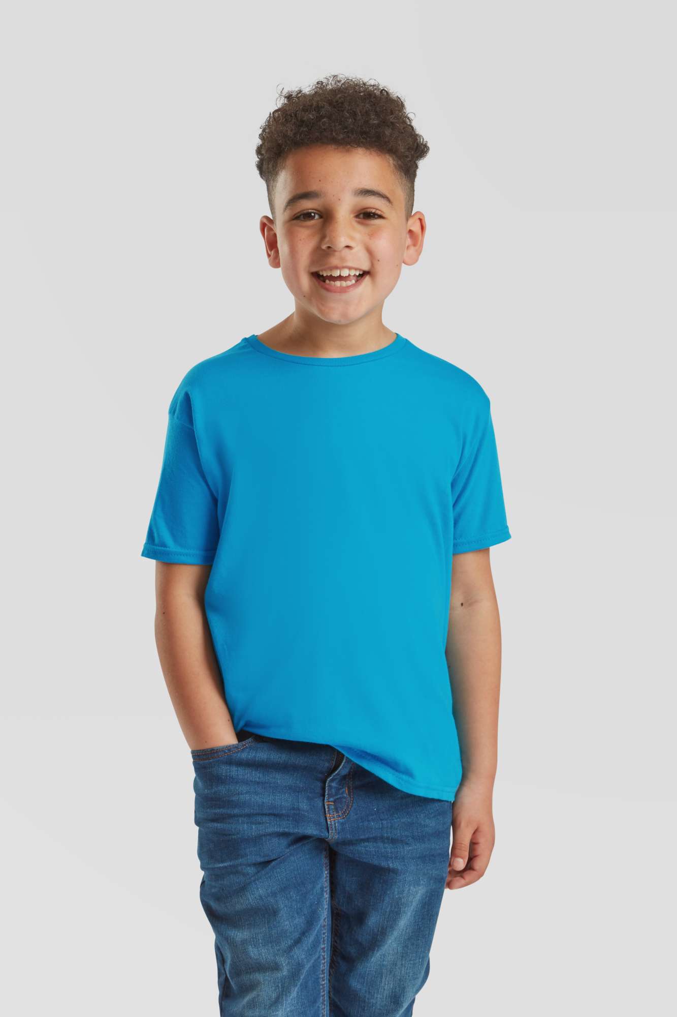 Fruit of the Loom Kids´ Iconic T Deep Navy 116 (F130K)