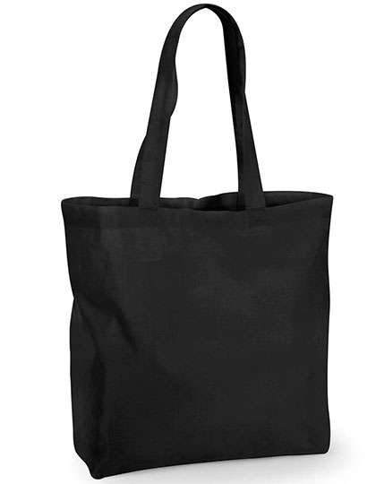 Westford Mill Recycled Cotton Maxi Bag Black 35 x 39 x 13.5 cm (WM925)
