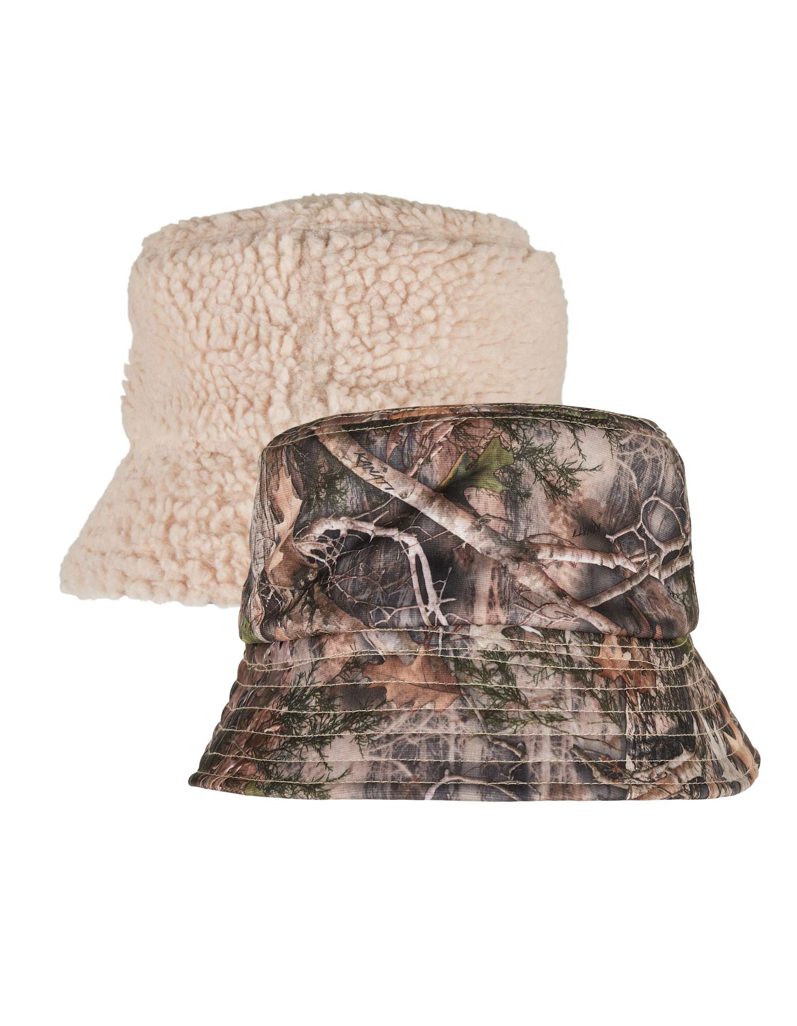 FLEXFIT Sherpa Real Tree Camo Reversible Bucket Hat Camo Tree One Size (FX5003RS)