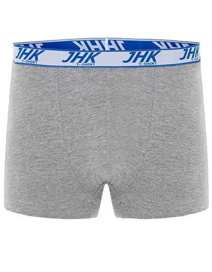 JHK Men´s Short Boxer Briefs (3 Pack) Grey Melange XL (JHK900)