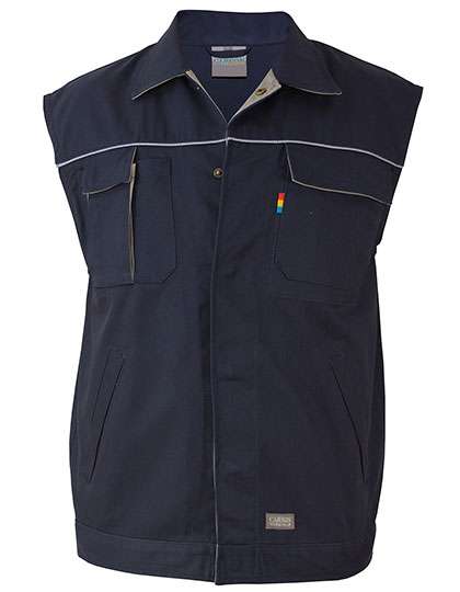 Carson Contrast Contrast Work Vest Deep Navy/Grey XXL (CR750)