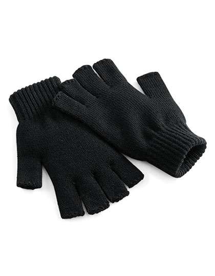 Beechfield Fingerless Gloves Black S/M (CB491)