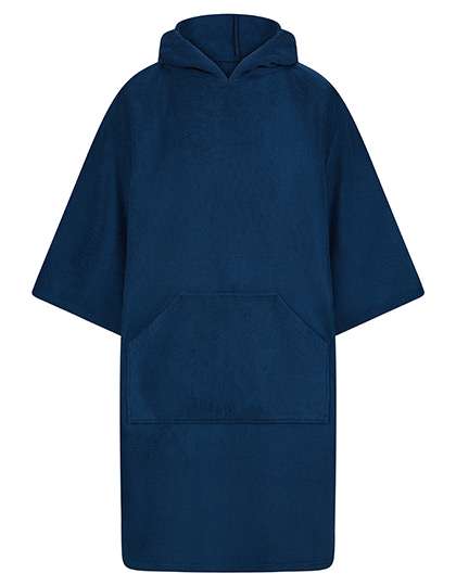 Towel City Adults´ Towelling Poncho Navy One Size (TC810)