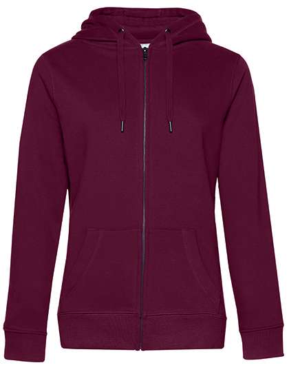 B&C QUEEN Zipped Hood Jacket_° Dark Cherry XS (BCWW03Q)