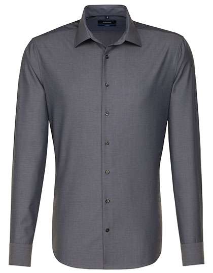 Seidensticker Men´s Shirt Shaped Fit Long Sleeve Anthracite 43 (SN021000)