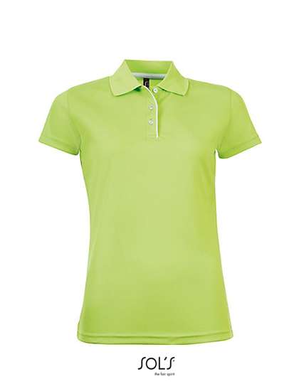 SOL´S Women´s Sports Polo Shirt Performer Apple Green L (L544)