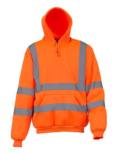 YOKO Hi-Vis Pull-Over Hoodie Hi-Vis Orange XL (YK05)