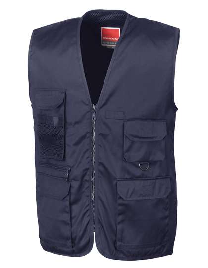 Result WORK-GUARD Safari Waistcoat Midnight Navy M (RT45)