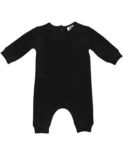 JHK Baby Playsuit Long Sleeve Black 6 Monate (JHK325)