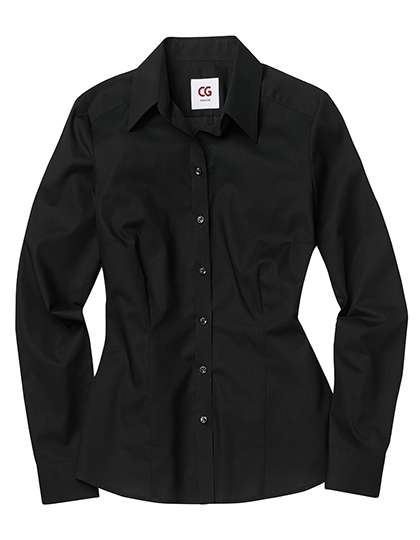 CG Workwear Ladies´ Blouse Scerni Black 5XL (CGW625)