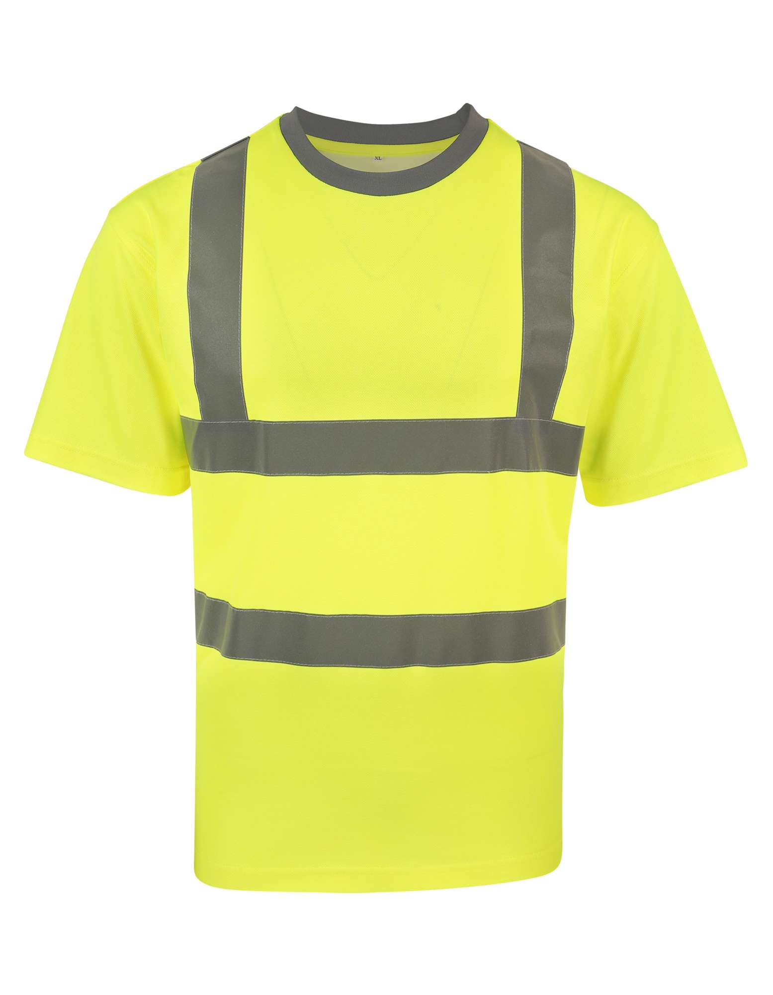 Korntex Heavy Duty Polycotton Hi-Vis T-Shirt Barcelona Signal Yellow XXL (KX074)