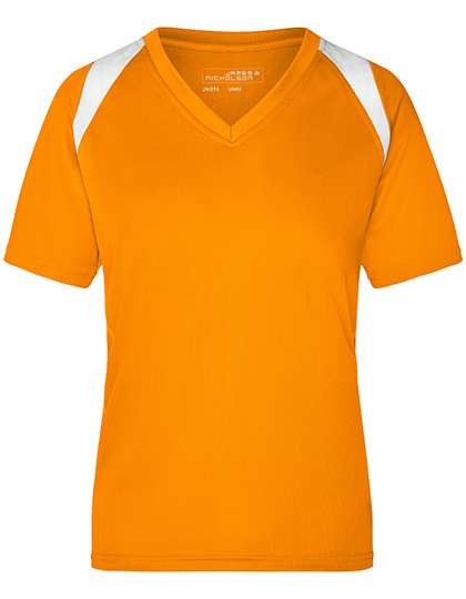 James&Nicholson Ladies´ Running-T Orange/White L (JN396)