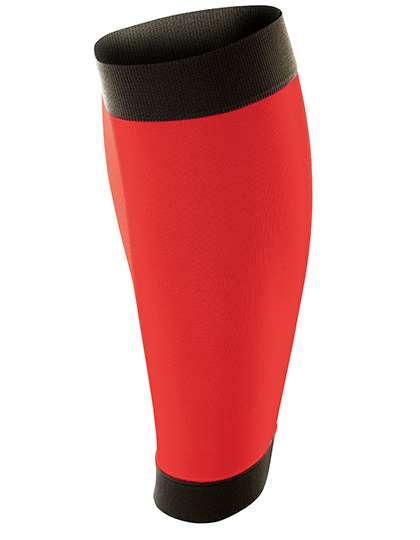 SPIRO Compression Calf Sleeves (2 per pack) Red/Black XS (1) (RT290)