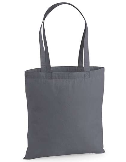 Westford Mill Premium Cotton Bag Graphite Grey 38 x 42 cm (WM201)