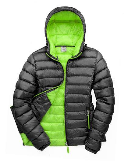 Result Women´s Snow Bird Hooded Jacket Black/Lime XS (RT194F)