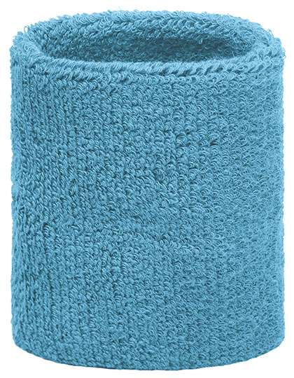 Myrtle beach Terry Wristband Light Blue One Size (MB043)