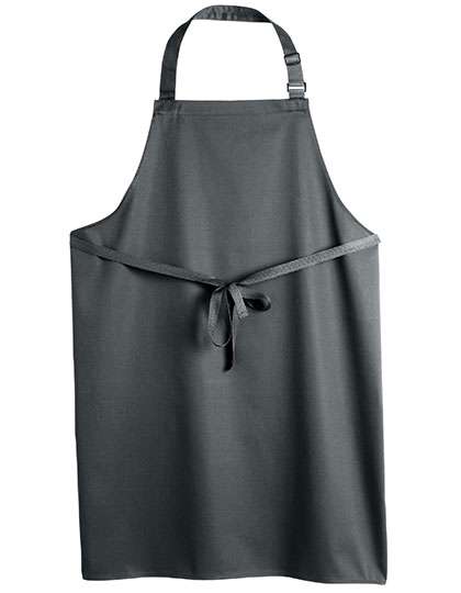 Dennys London Recycled Polyester Bib Apron Storm Grey 80 x 85 cm (DL200)