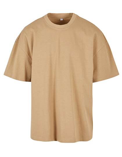 Build Your Brand Ultra Heavy Cotton Box Tee U. Beige L (BY163)