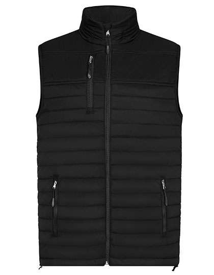 HRM Men´s Hooded Performance Body Warmer Black 4XL (HRM1301)