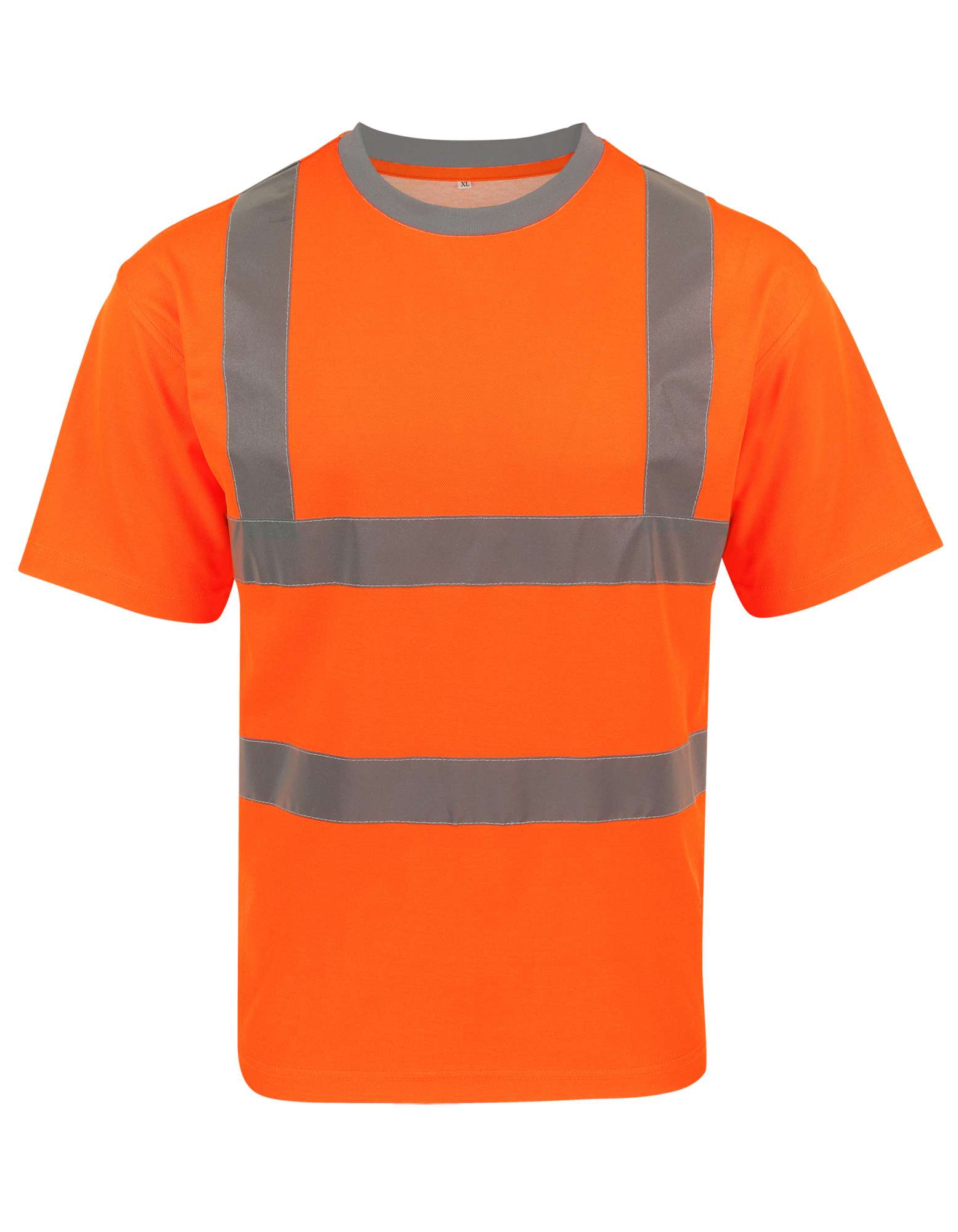 Korntex Heavy Duty Polycotton Hi-Vis T-Shirt Barcelona Signal Orange XL (KX074)