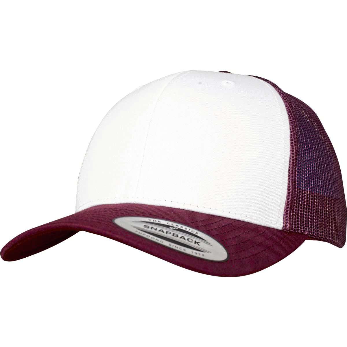 FLEXFIT Retro Trucker Colored Front Silver/White One Size (FX6606CF)