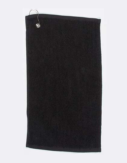 Towel City Luxury Golf Towel Black 30 x 50 cm (TC13)