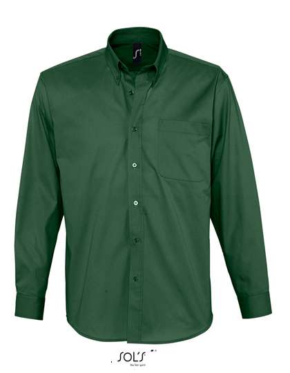 SOL´S Twill-Shirt Bel-Air Bottle Green M (L645)