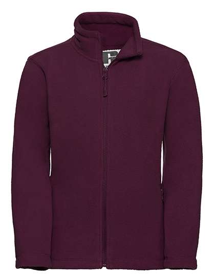 Russell Kids´ Full Zip Outdoor Fleece Burgundy 140 (XL) (Z8700K)