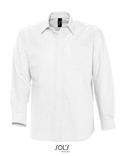 SOL´S Men´s Oxford-Shirt Boston Long Sleeve White S (L613)