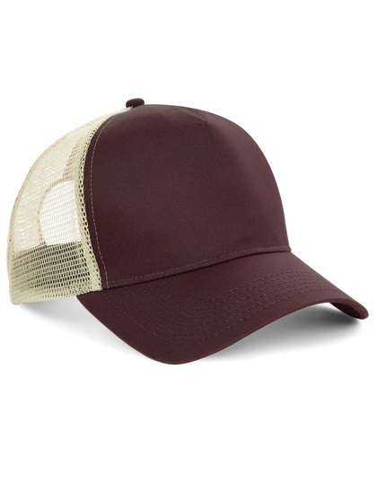 Beechfield Snapback Trucker Chocolate/Caramel One Size (CB640)