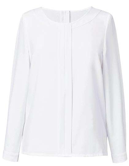 Brook Taverner Women´s Riola Long Sleeve Blouse White 14 (42) (BR800)