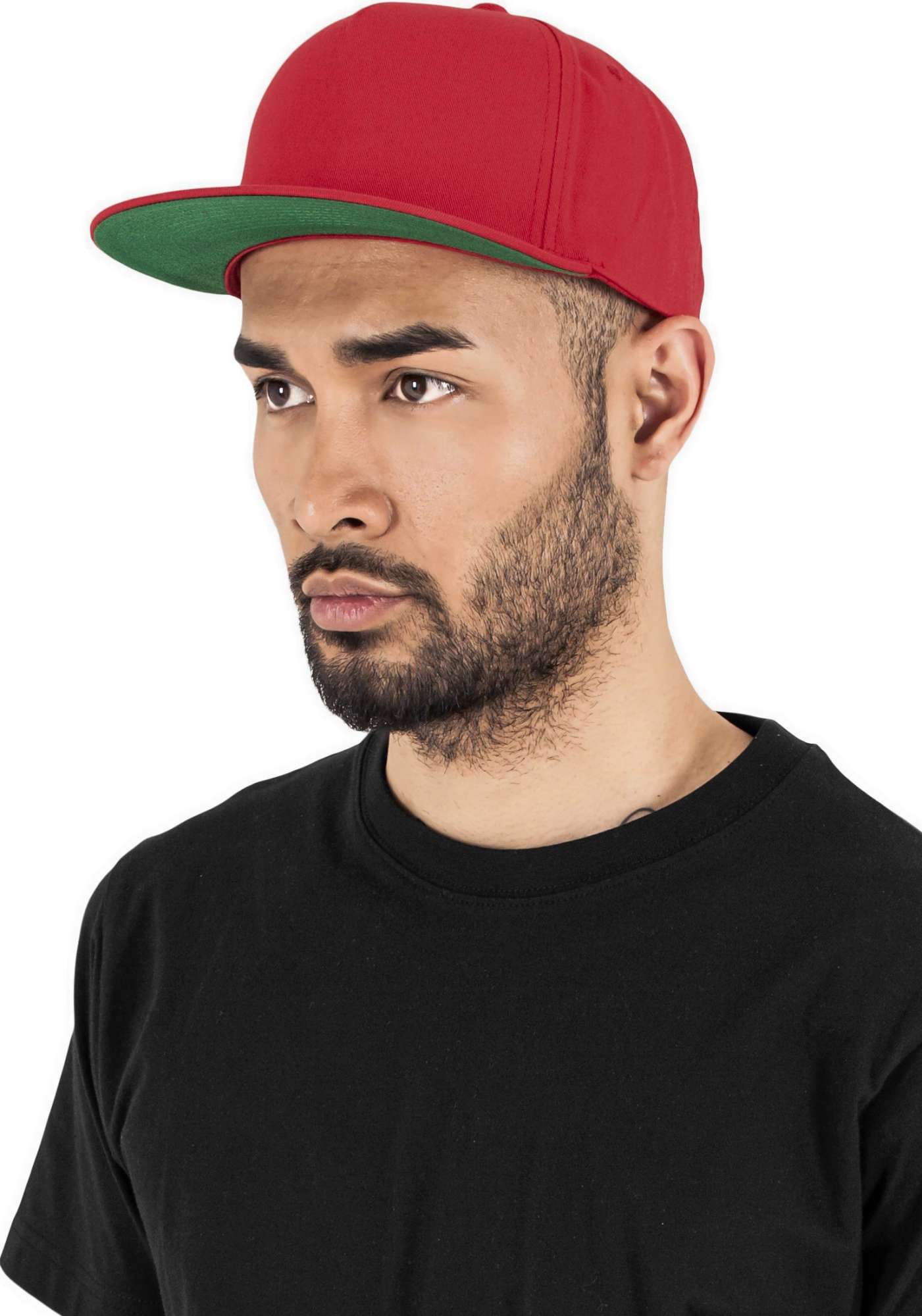 FLEXFIT Classic 5 Panel Snapback Red One Size (FX6007)