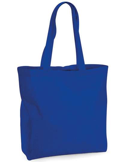 Westford Mill Organic Premium Cotton Maxi Bag Bright Royal 35 x 39 x 13.5 cm (WM265)