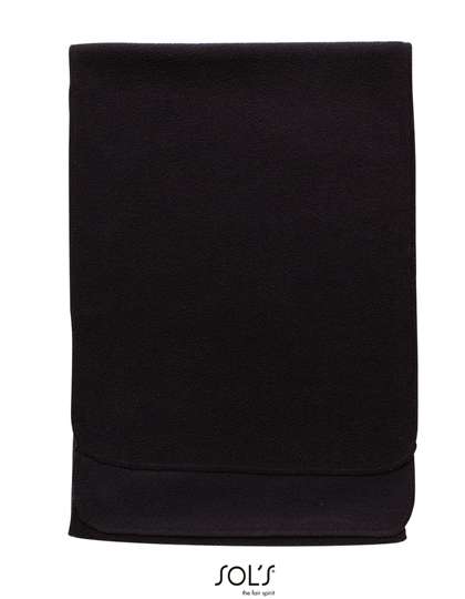 SOL´S Fleece Scarf Arctic Black 180 x 30 cm (LC88103)