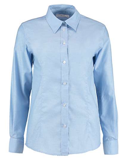 Kustom Kit Women´s Tailored Fit Workwear Oxford Shirt Long Sleeve Light Blue 50 (5XL/24) (K361)