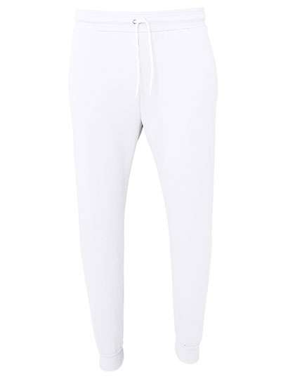 Canvas Unisex Jogger Sweatpants White M (CV3727)