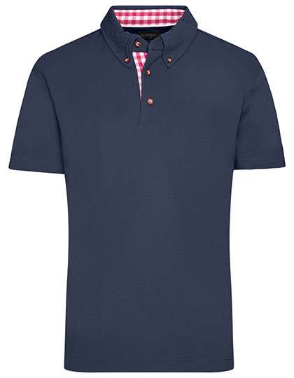 James&Nicholson Men´s Traditional Polo Navy/Red M (JN716)