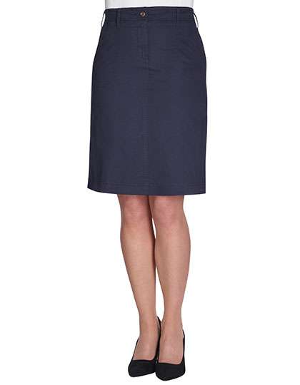 Brook Taverner Business Casual Collection Austin Chino Skirt Navy 6R(34)/22 (BR500)