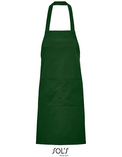 SOL´S Unisex Gamma Apron Bottle Green 90 x 75 cm (L03569)